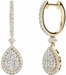 Diamond Earrings, 1.45 Carat Diamonds on 18k Yellow Gold E20240Y - image 0