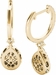 Diamond Earrings, 1.45 Carat Diamonds on 18k Yellow Gold E20240Y - image 4
