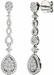 Diamond Earrings, .58 Carat Diamonds on Solid 18k White Gold E20251W - image 0