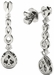 Diamond Earrings, .58 Carat Diamonds on Solid 18k White Gold E20251W - image 4