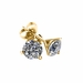 Diamond Martini Earrings, 0.2 Carat on Solid 14k Yellow Gold 3ME20Y - image 0