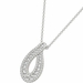 Diamond Pendant, .84 Carat on 18k White Gold P21962W - image 3