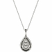 Diamond Pendant, .87 Carat on Solid 18k White Gold P21960W - image 4