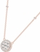 Diamond Round Pendant, .56 Carat on 18k Rose Gold P20242R - image 3