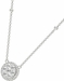 Diamond Round Pendant, .56 Carat on Solid 18k White Gold P20242W - image 3
