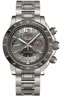 Longines Admiral Chronograph Stainless Steel Men's Watch L3.667.4.06.7