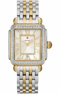 Michele Deco Madison Women's Gold Diamonds Watch MWW06T000144