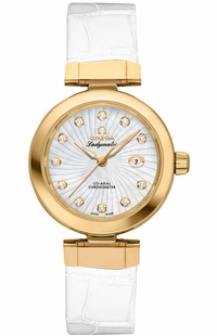 Omega De Ville Ladymatic Solid Gold Women's Watch 425.63.34.20.55.002