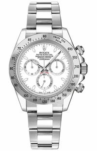 Rolex Cosmograph Daytona Chronograph White Dial Men's Watch 116520-0016