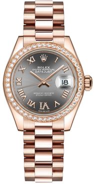 Rolex Datejust 31 Slate Dial Diamonds Women's Watch 278285RBR-0027