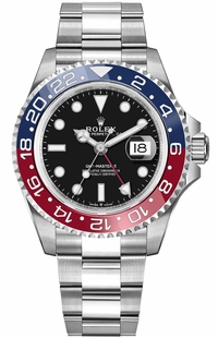 Rolex GMT-Master II Pepsi Oystersteel Men's Luxury Watch 126710BLRO-0002